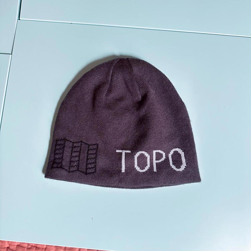 Topo Designs Grey Beanie Never